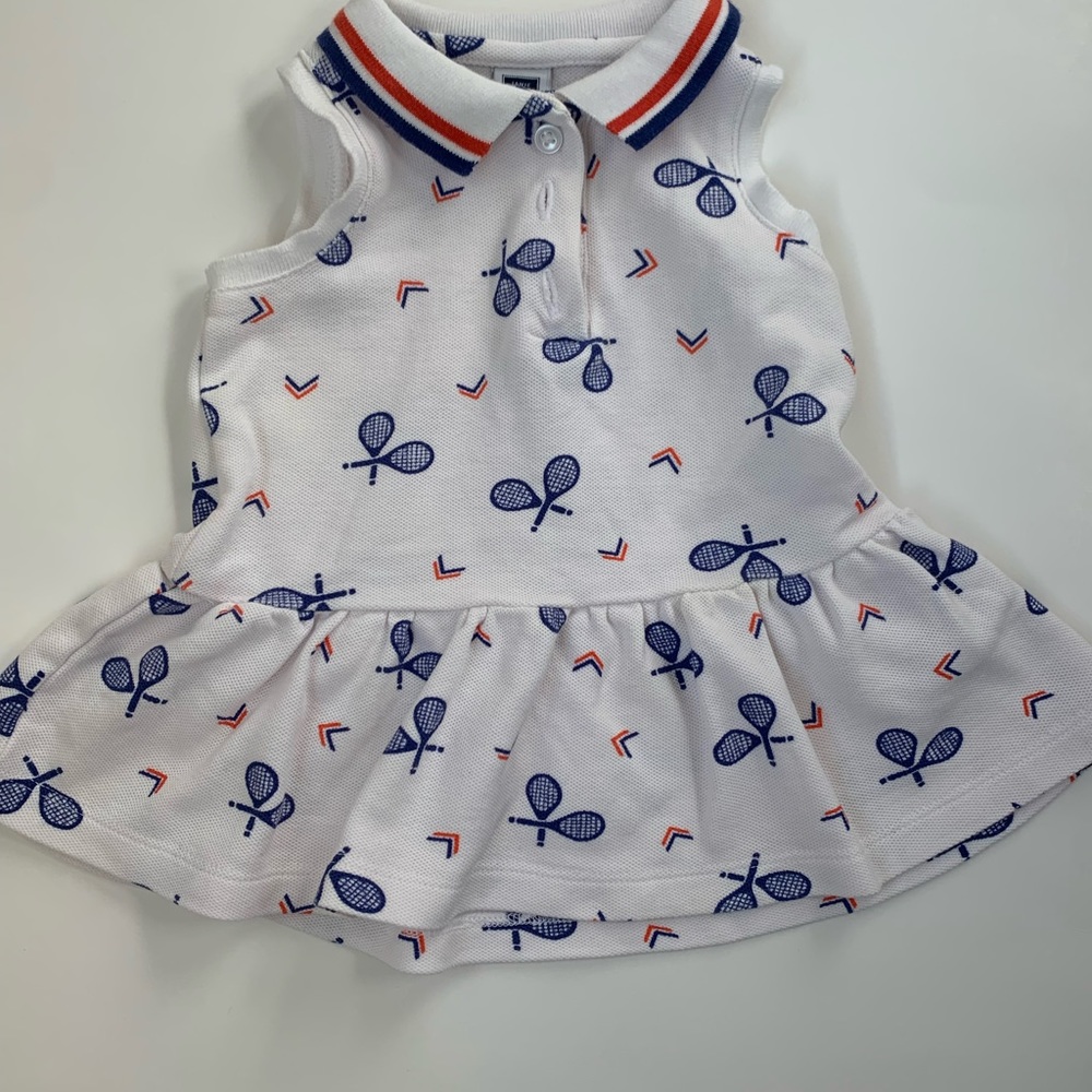 Janie and Jack tennis print polo dress